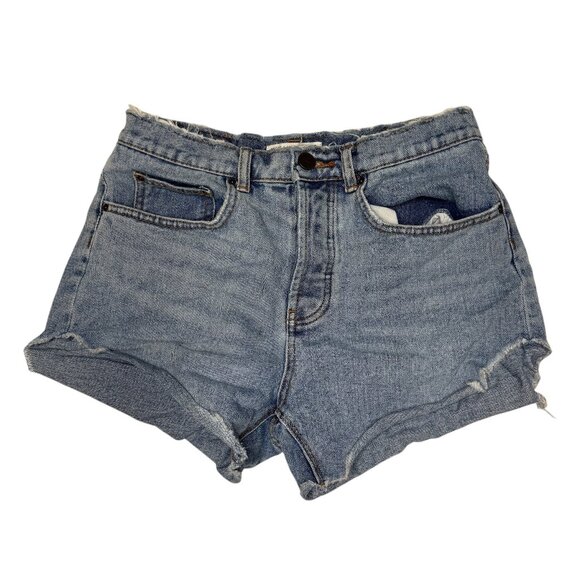 BILLABONG X LOVE LIKE SUMMER shorts light wash 28 IT's Time Denim Shorts - Picture 4 of 11
